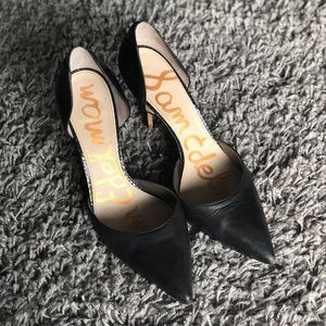 Sam Edelman Black D’Orsay heels size 8